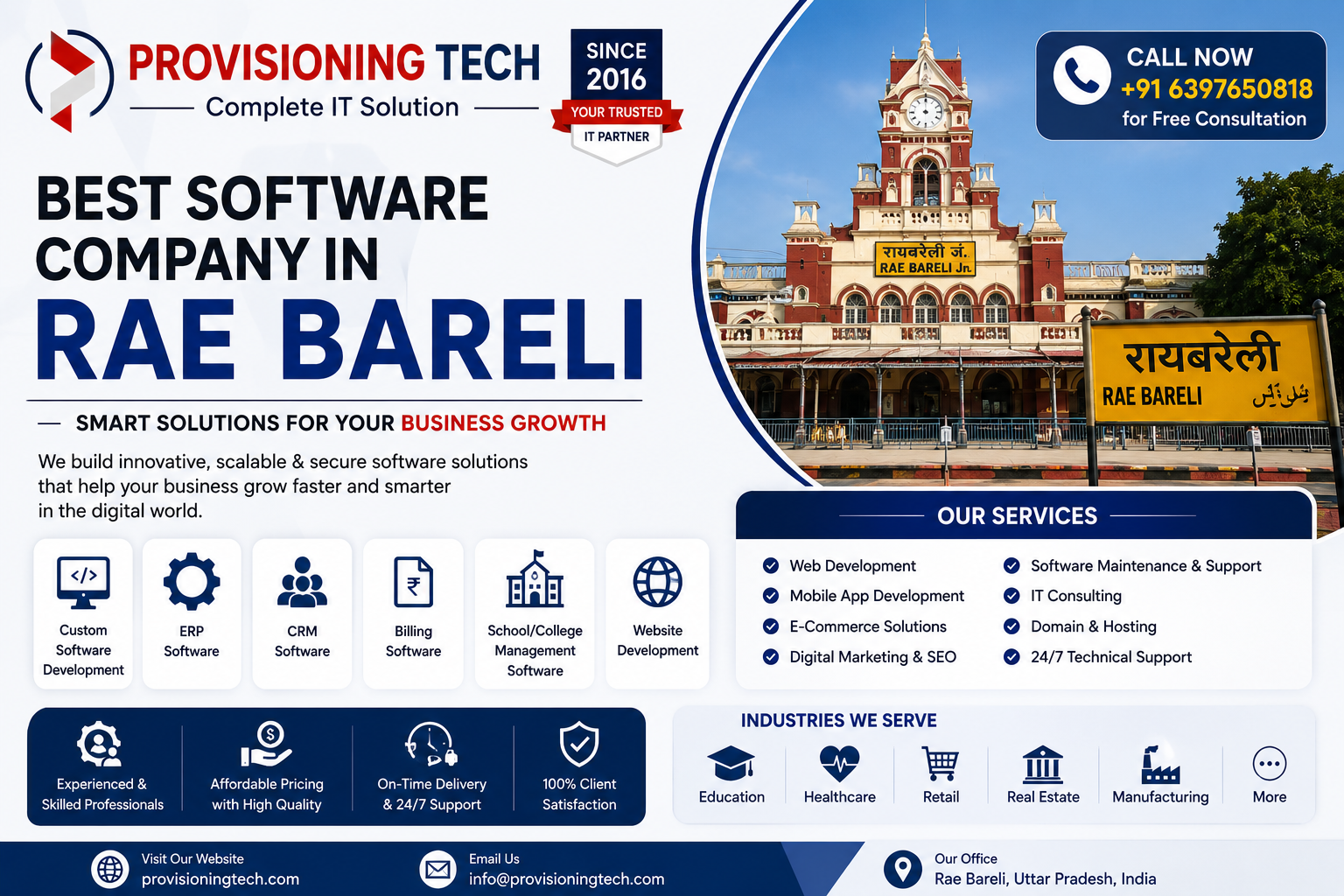 best software company in Rae Bareli