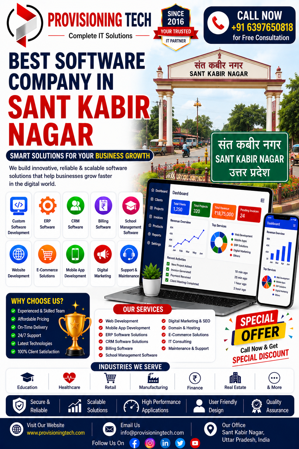 best software company in Sant Kabir Nagar