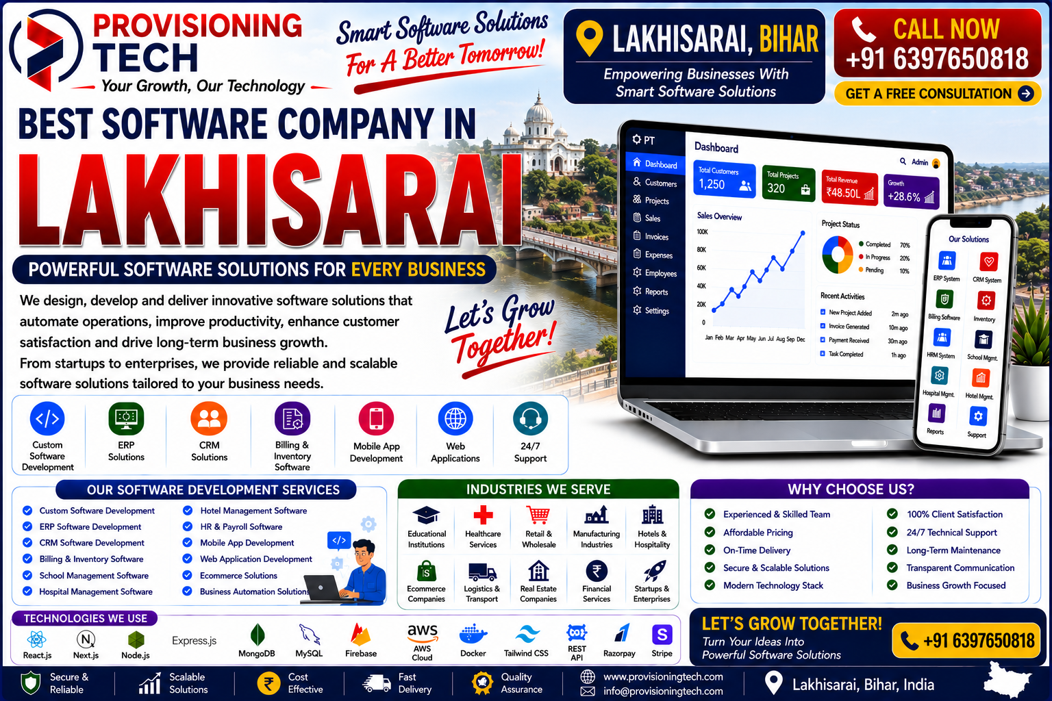 Best Software Company In Lakhisarai