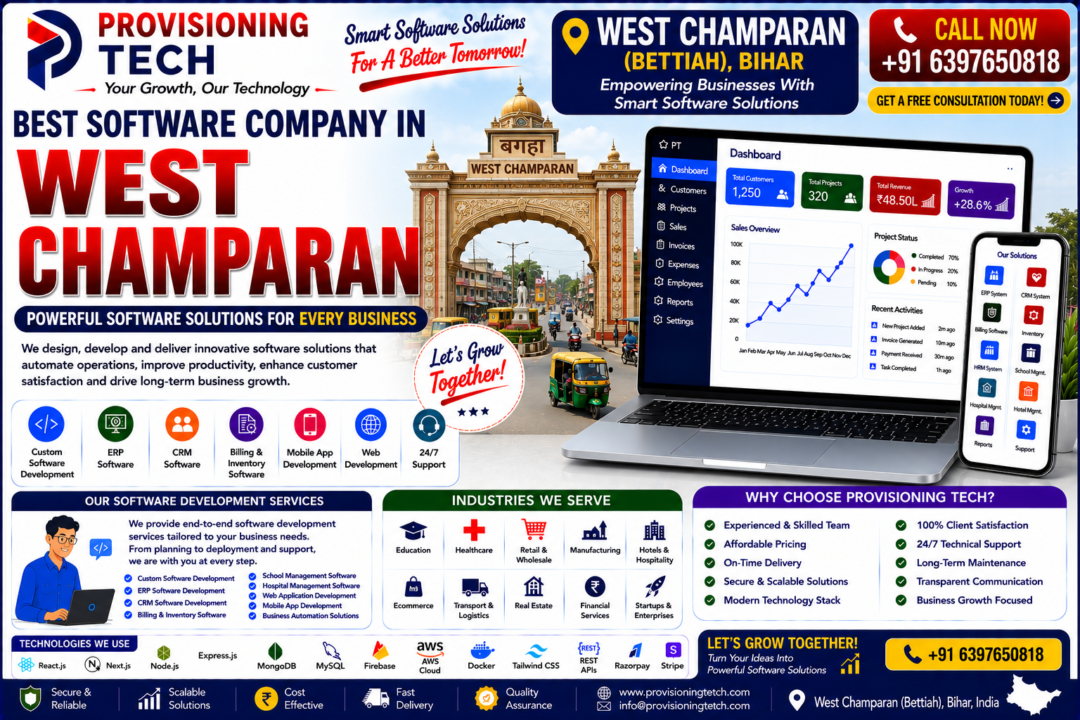 Best Software Company In West Champaran