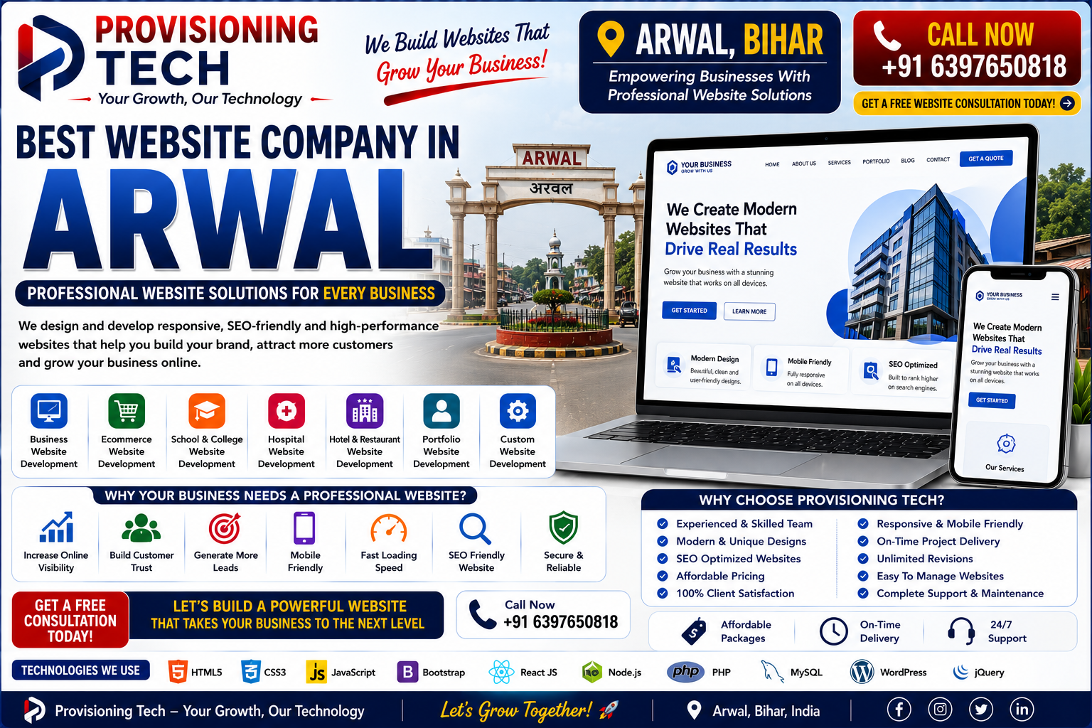 Best Website Company In Arwal