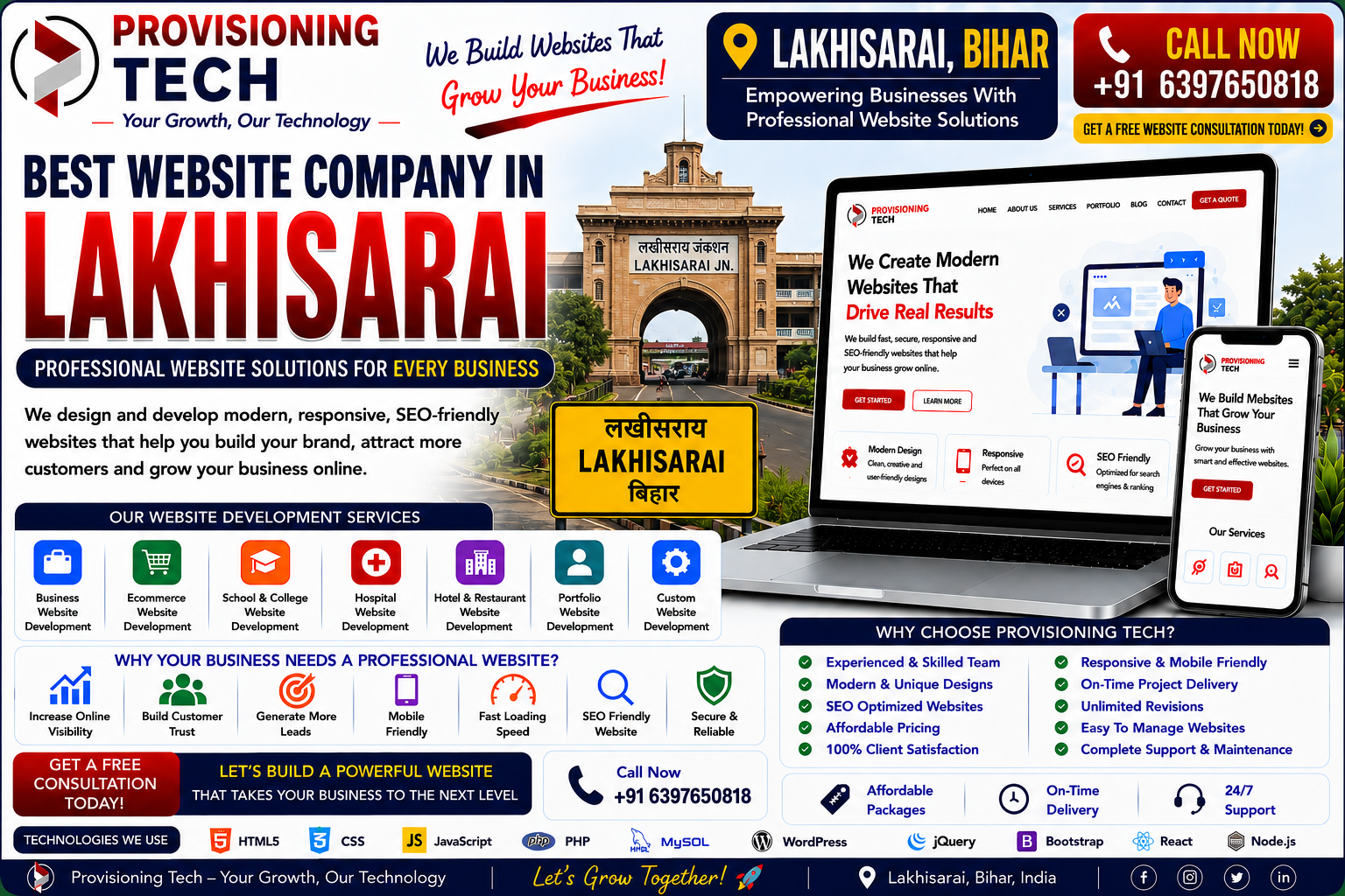 Best Website Company In Lakhisarai