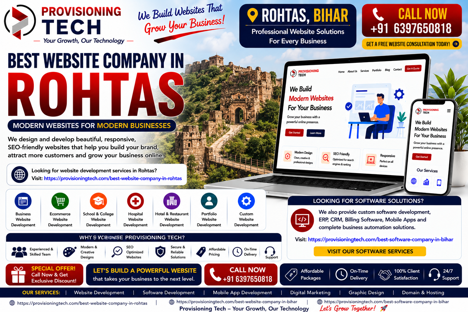 Best Website Company In Rohtas