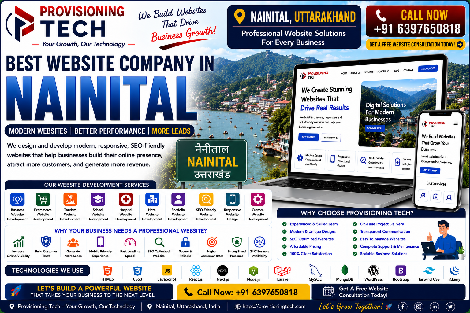 Best Website Company In Nainital
