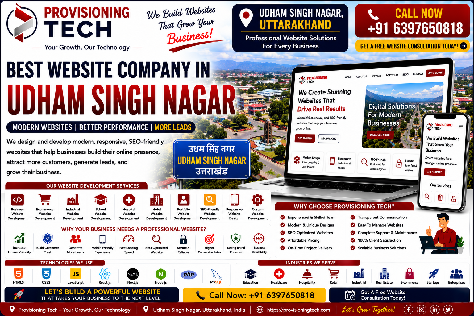 Best Website Company In Udham Singh Nagar