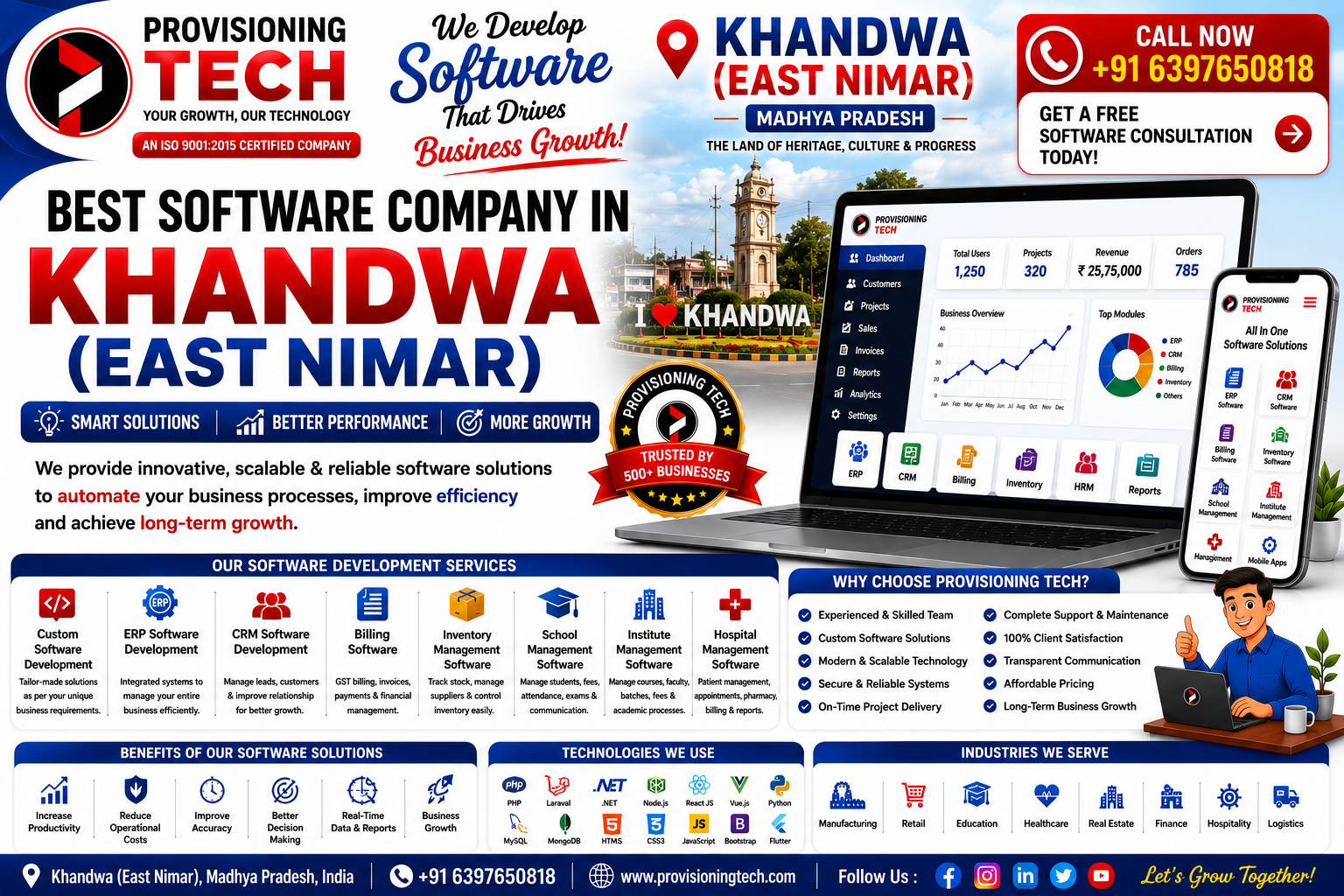 Best Software Company In Khandwa (East Nimar)