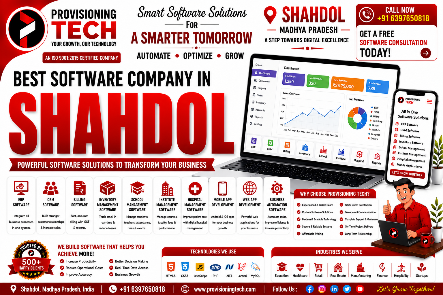 Best Software Company In Shahdol